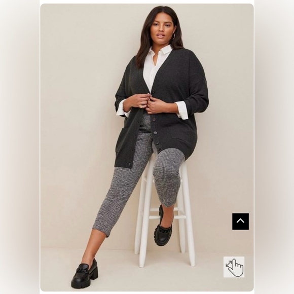 NWT Torrid Luxe Boyfriend Cardigan Sweater - Picture 2 of 7
